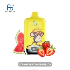 RandM Flavors - Fumot Original RandM Digital Box 12000 Battery And Liquid Display Vape Device Strawberry Watermelon 60664B5