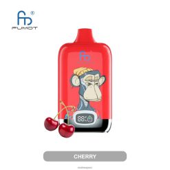 RandM Vape Online - Fumot Original RandM Digital Box 12000 Battery And Liquid Display Vape Device Cherry 60664B8
