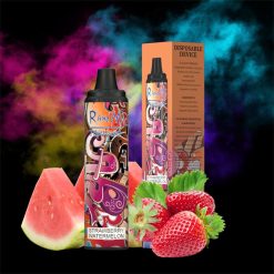 RandM Vape Wellington - RandM Tornado 6000 Airflow Control Vape Pod Device 1Pc Strawberry Watermelon 60664B292