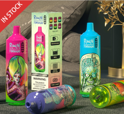 RandM Vape Wellington - RandM Tornado 9000 Vape Pod Device 1Pc Version 2 Cool Mint 60664B142