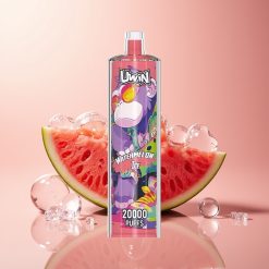 Watermelon Ice Uwin Shisha Hookah Crystal 20000 Puffs 22ml Mesh Coil